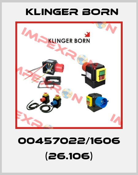 00457022/1606 (26.106) Klinger Born
