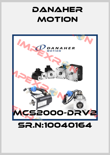 MCS2000-DRV2 Sr.N:10040164 Danaher Motion