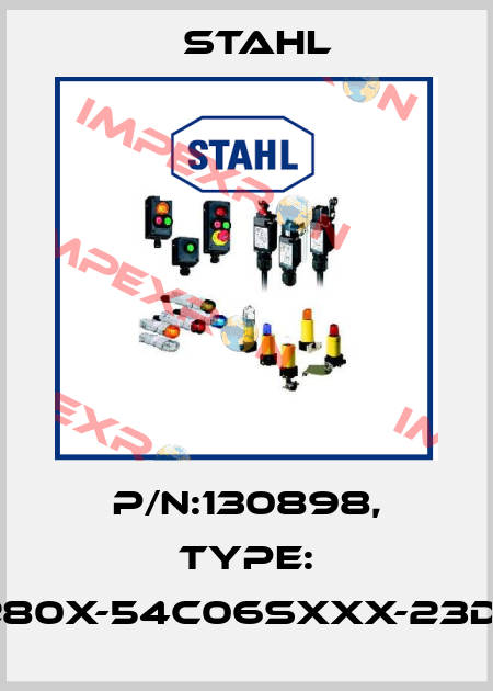 p/n:130898, Type: 8040/1280X-54C06SXXX-23D01SA05 Stahl