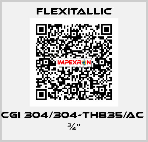CGI 304/304-TH835/AC  ¾” Flexitallic