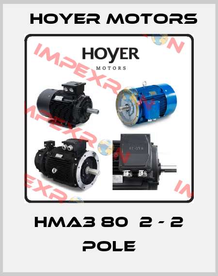 HMA3 80  2 - 2 pole Hoyer Motors