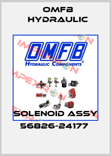 SOLENOID ASSY 56826-24177  OMFB Hydraulic