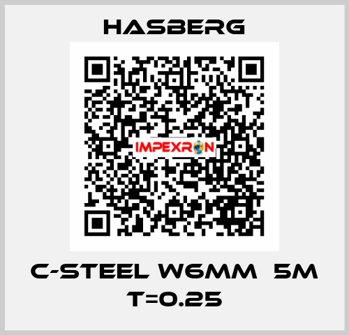 C-steel W6mmｘ5m T=0.25 Hasberg