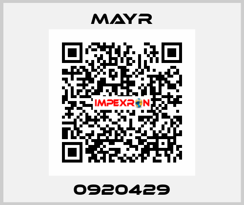 0920429 Mayr