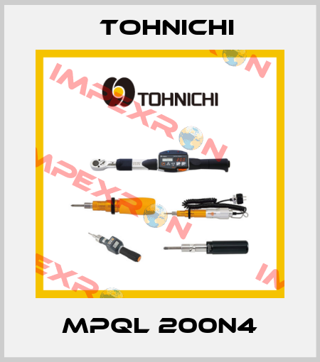 MPQL 200N4 Tohnichi