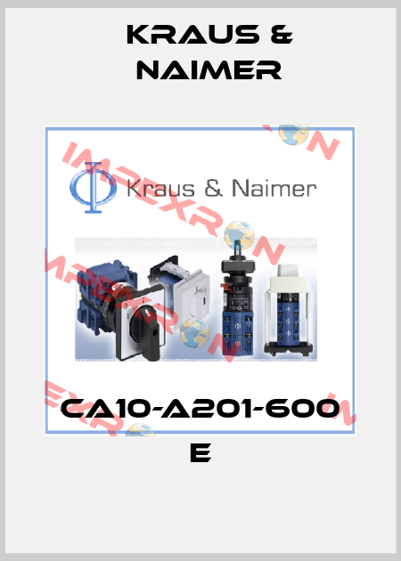 CA10-A201-600 E Kraus & Naimer