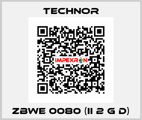 ZBWE 0080 (II 2 G D) TECHNOR