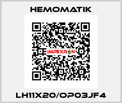 LH11X20/OP03JF4 Hemomatik
