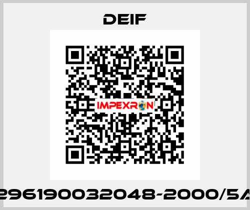 296190032048-2000/5A Deif