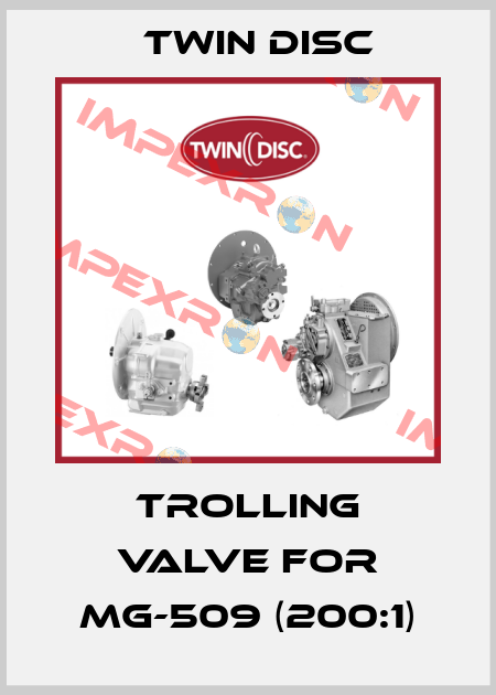 trolling valve for MG-509 (200:1) Twin Disc