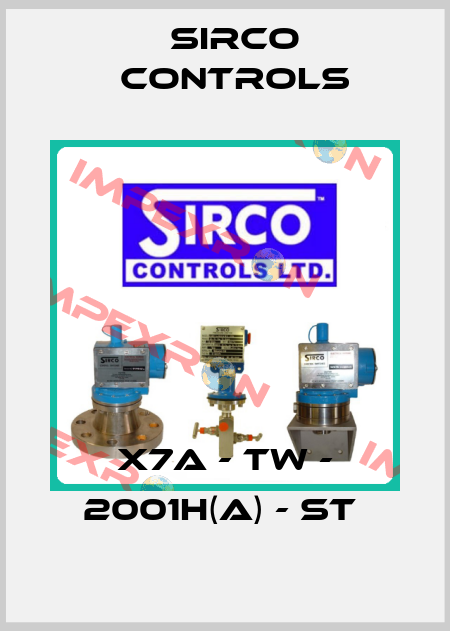 X7A - TW - 2001H(A) - ST  Sirco Controls