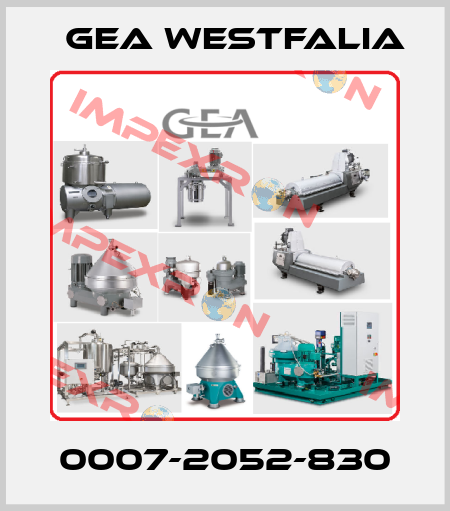 0007-2052-830 Gea Westfalia