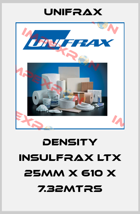 Density Insulfrax LTX 25mm x 610 x 7.32mtrs Unifrax