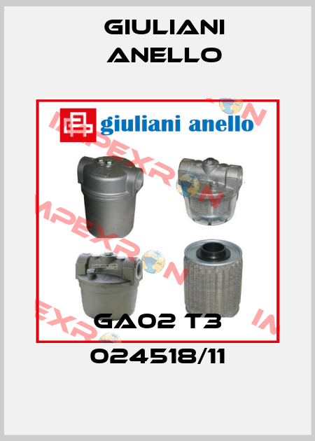 GA02 T3 024518/11 Giuliani Anello