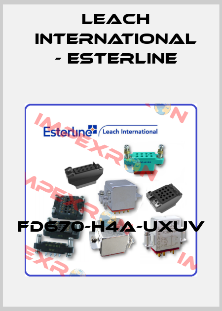 FD670-H4A-UXUV Leach International - Esterline
