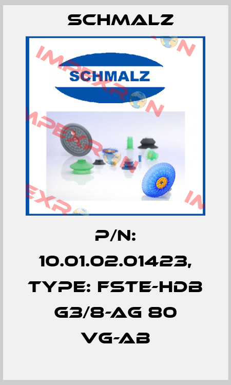P/N: 10.01.02.01423, Type: FSTE-HDB G3/8-AG 80 VG-AB Schmalz