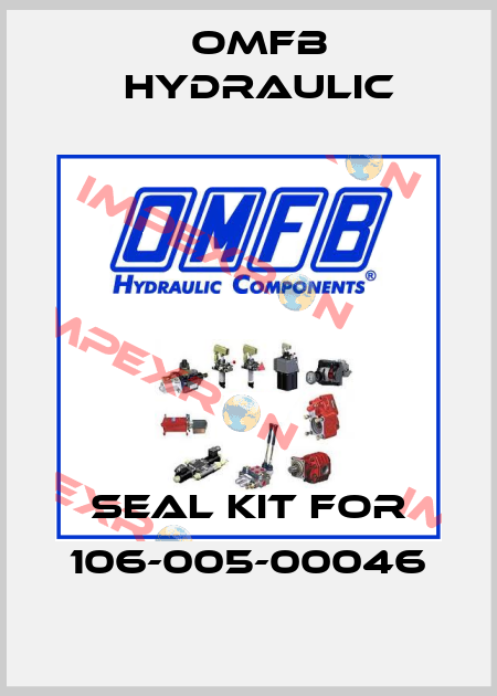 seal kit for 106-005-00046 OMFB Hydraulic
