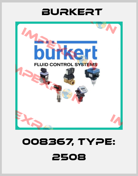 008367, Type: 2508 Burkert
