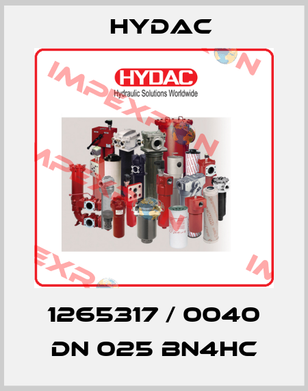 1265317 / 0040 DN 025 BN4HC Hydac