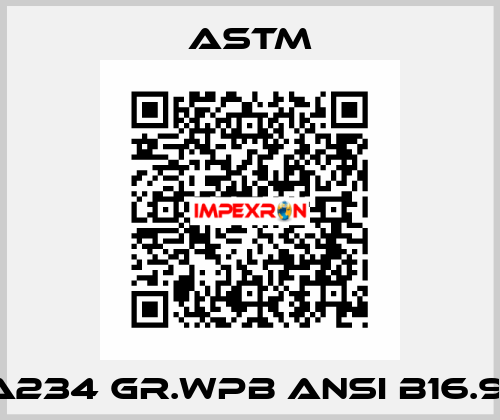 A234 GR.WPB ANSI B16.9  Astm