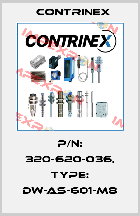 p/n: 320-620-036, Type: DW-AS-601-M8 Contrinex