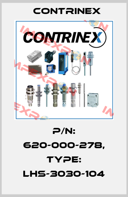 p/n: 620-000-278, Type: LHS-3030-104 Contrinex