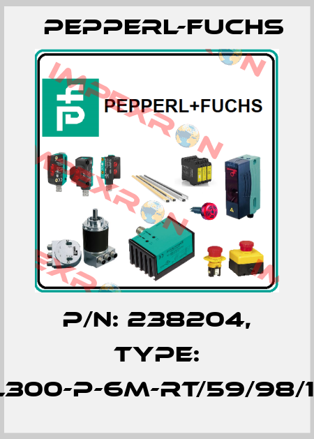 p/n: 238204, Type: ML300-P-6m-RT/59/98/103 Pepperl-Fuchs
