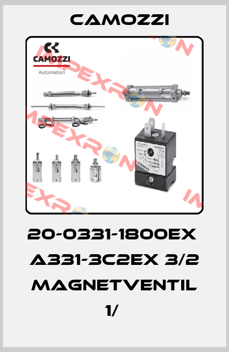 20-0331-1800EX  A331-3C2EX 3/2 MAGNETVENTIL 1/  Camozzi