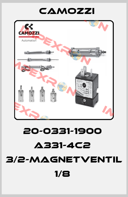 20-0331-1900  A331-4C2  3/2-MAGNETVENTIL 1/8  Camozzi