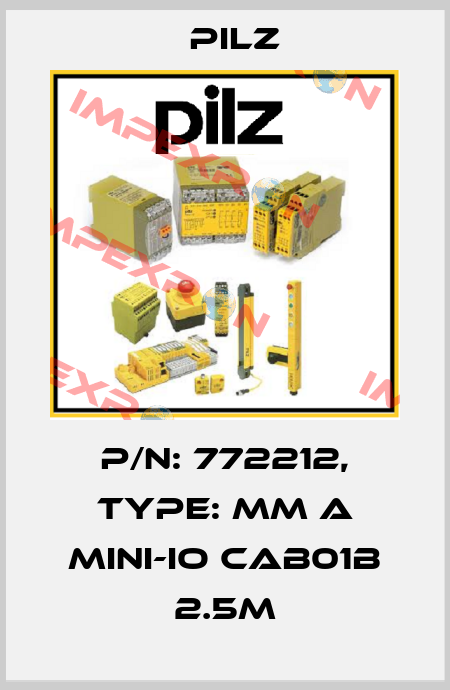 p/n: 772212, Type: MM A MINI-IO CAB01B 2.5m Pilz