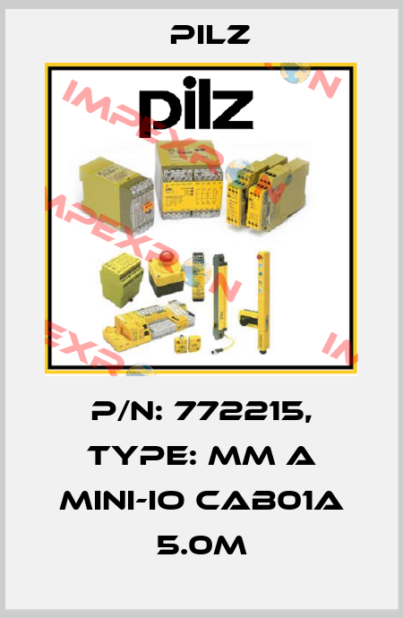 p/n: 772215, Type: MM A MINI-IO CAB01A 5.0m Pilz