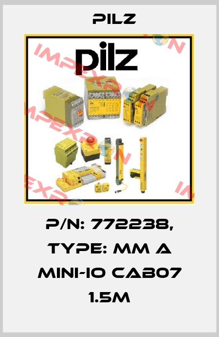 p/n: 772238, Type: MM A MINI-IO CAB07 1.5m Pilz