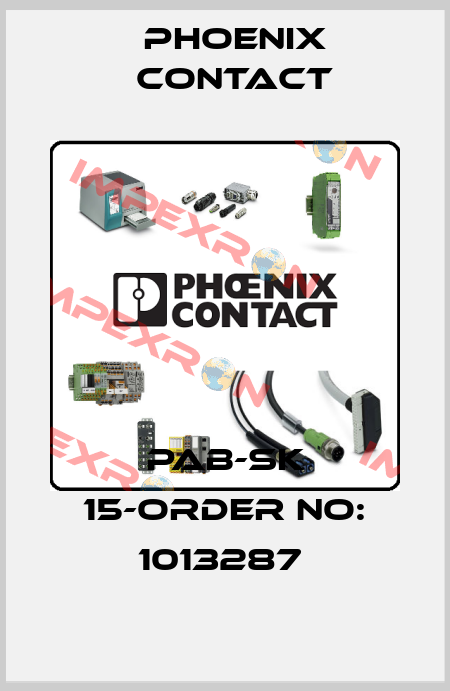 PAB-SK 15-ORDER NO: 1013287  Phoenix Contact