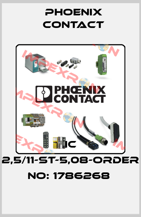 IC 2,5/11-ST-5,08-ORDER NO: 1786268  Phoenix Contact