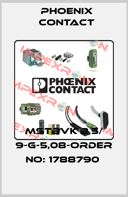 MSTBVK 2,5/ 9-G-5,08-ORDER NO: 1788790  Phoenix Contact