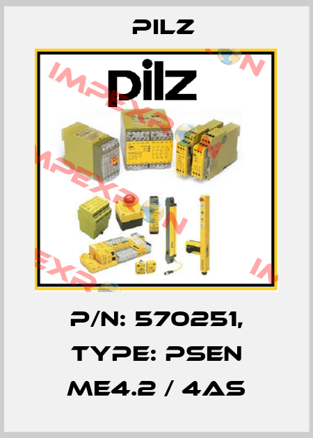 p/n: 570251, Type: PSEN me4.2 / 4AS Pilz