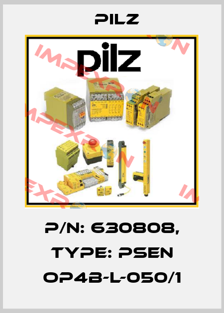 p/n: 630808, Type: PSEN op4B-L-050/1 Pilz