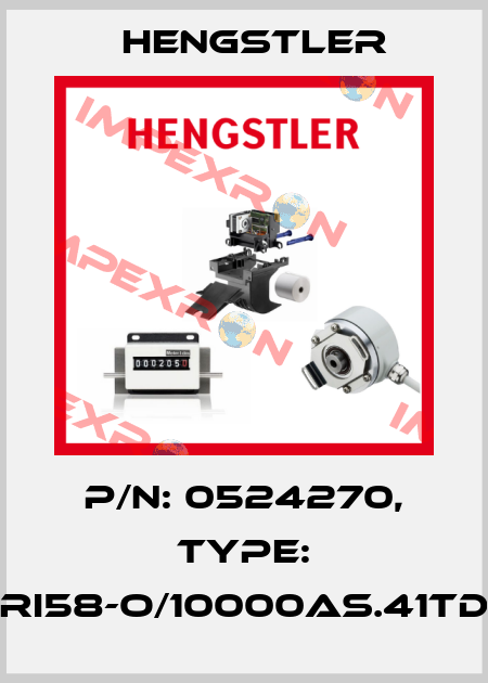 p/n: 0524270, Type: RI58-O/10000AS.41TD Hengstler
