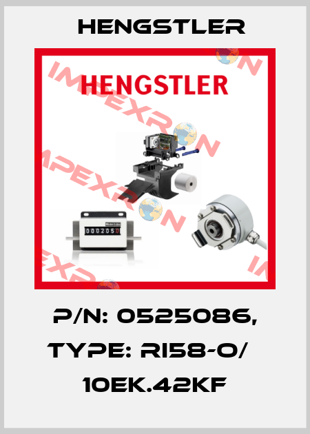 p/n: 0525086, Type: RI58-O/   10EK.42KF Hengstler