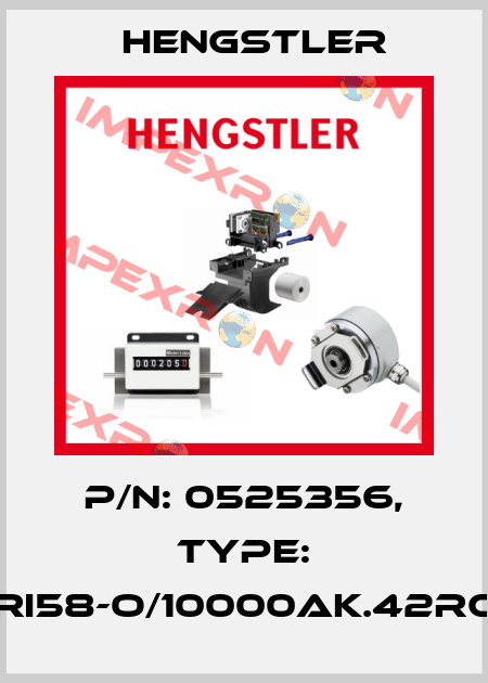 p/n: 0525356, Type: RI58-O/10000AK.42RC Hengstler