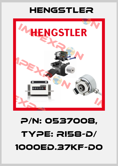 p/n: 0537008, Type: RI58-D/ 1000ED.37KF-D0 Hengstler