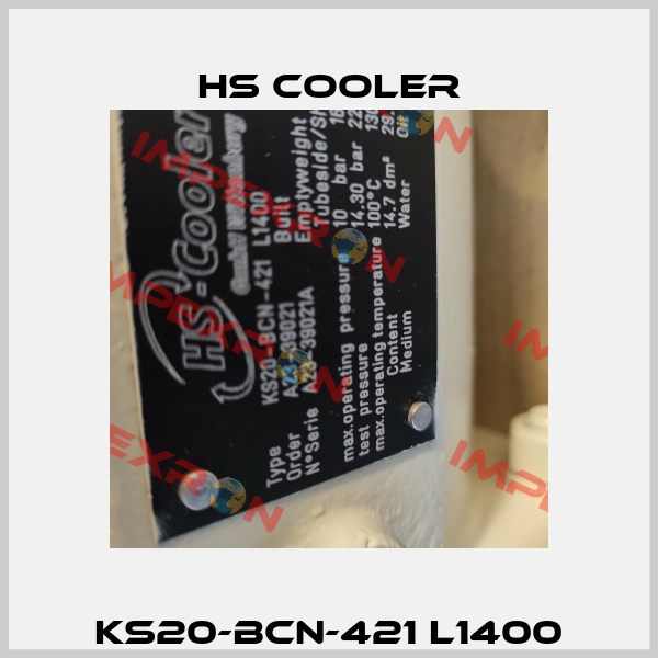 KS20-BCN-421 L1400 HS Cooler