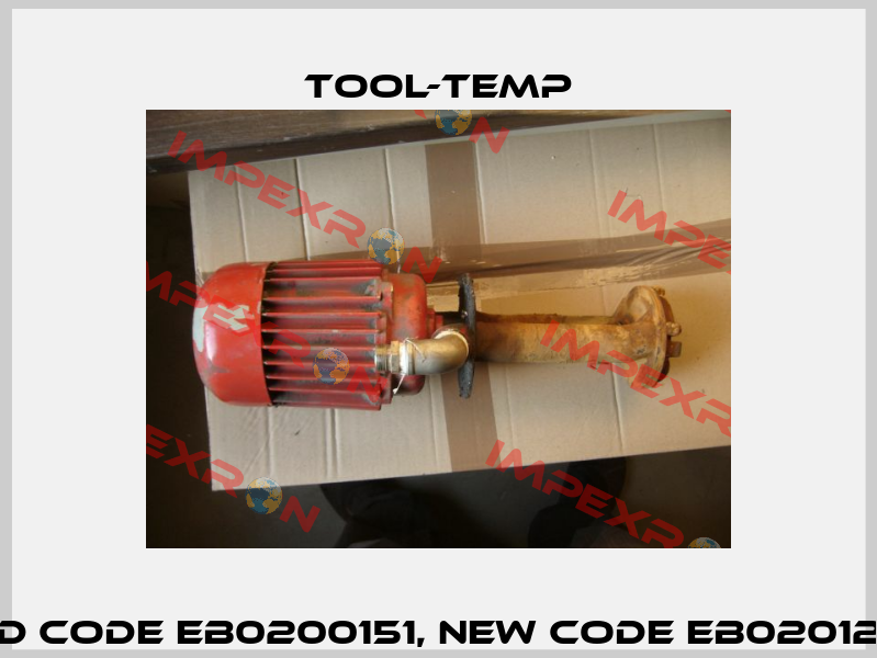 old code EB0200151, new code EB0201200 Tool-Temp