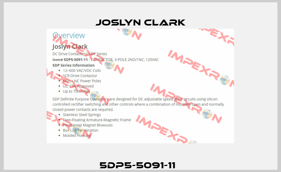 5DP5-5091-11   Joslyn Clark