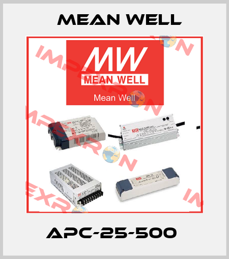 APC-25-500  Mean Well