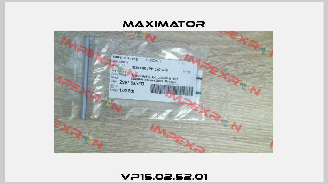 VP15.02.52.01 Maximator