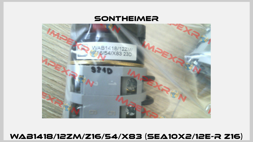 WAB1418/12ZM/Z16/54/X83 (SEA10X2/12E-R Z16) Sontheimer