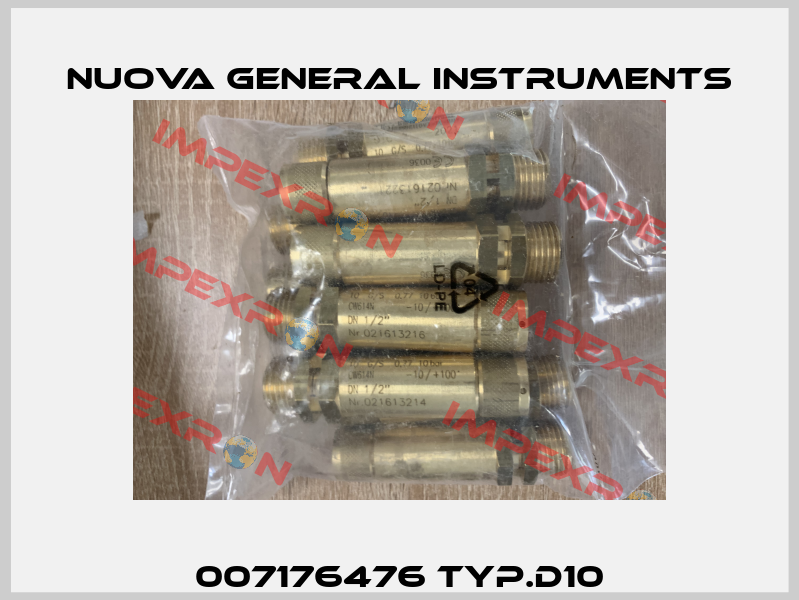 007176476 Typ.D10 Nuova General Instruments