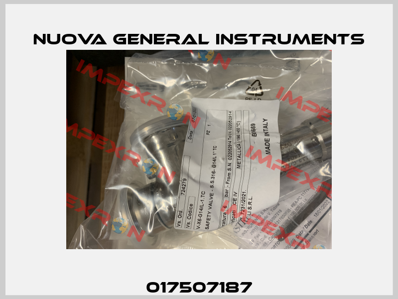 017507187 Nuova General Instruments