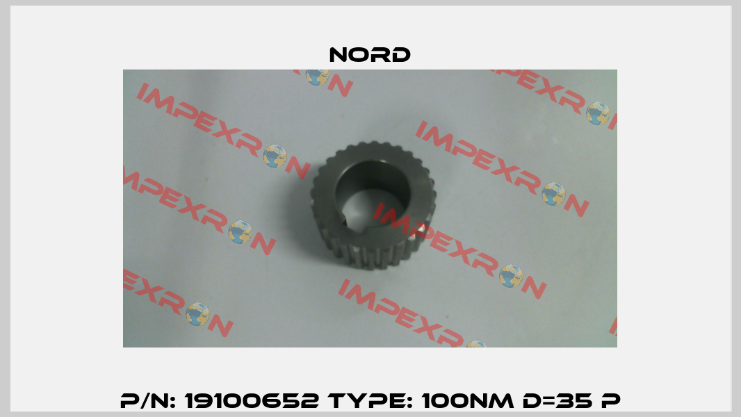 P/N: 19100652 Type: 100NM D=35 P Nord